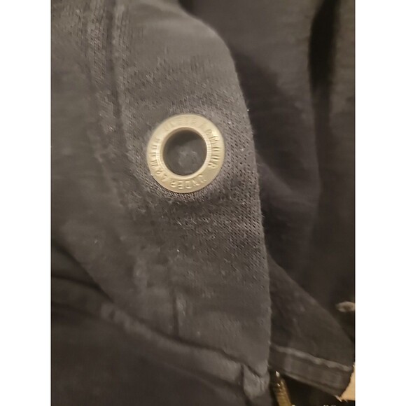 Under Armour Size LARGE Women’s 1/2 Zip Long Sleeve Hoodie Black W/Pouch Pocket - Picture 4 of 6